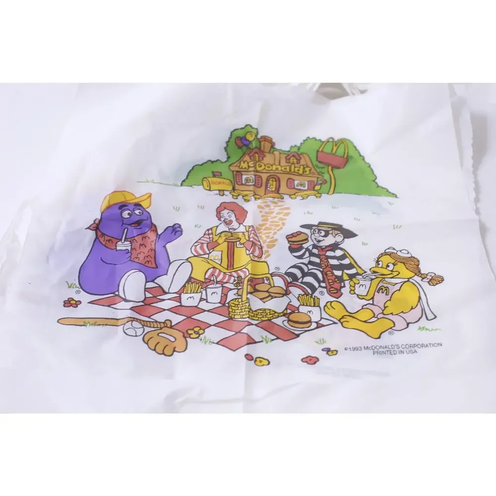 McDonald's, 1993, Plastic Child's Bibs Lot, Set of 17, Party~ 250223-SHC SHC-005